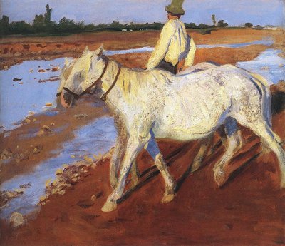 Horses by Károly Ferenczy
